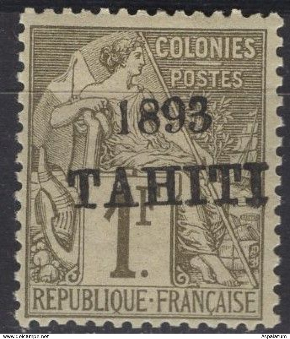Tahiti - Definitive - 1 Fr - Yt 30 - 1893 - Ongebruikt