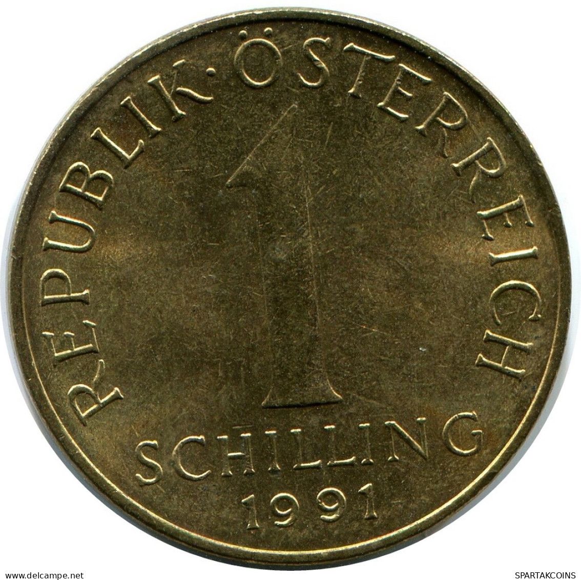 1 SCHILLING 1991 AUTRICHE AUSTRIA Pièce #AZ579.F.A - Oostenrijk