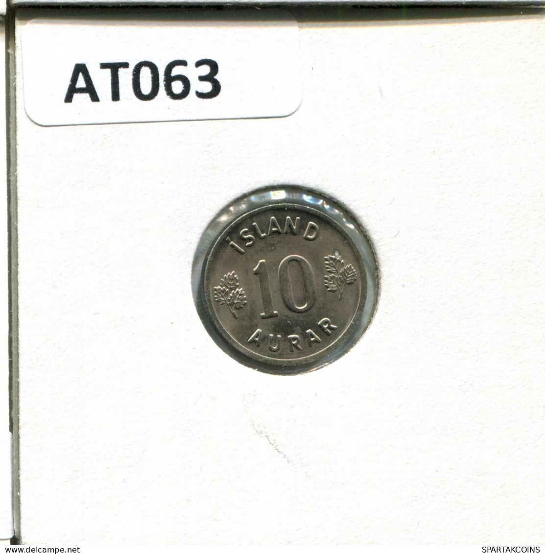 10 AURAR 1969 ISLANDIA ICELAND Moneda #AT063.E.A - Islanda