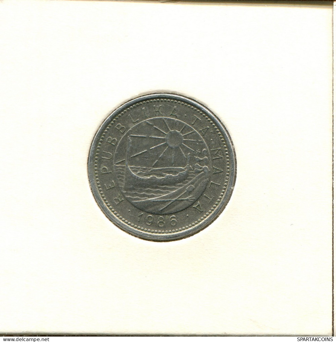 10 CENTS 1986 MALTA Coin #AS638.U.A - Malta