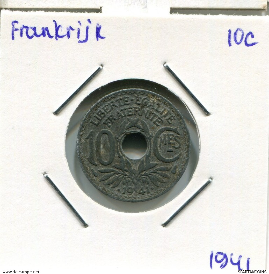 10 CENTIMES 1941 FRANCE Coin French Coin #AM801.U.A - 10 Centimes