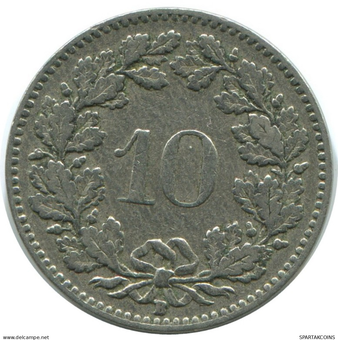 10 RAPPEN 1924 B SUIZA SWITZERLAND Moneda HELVETIA #AD953.2.E.A - Andere & Zonder Classificatie