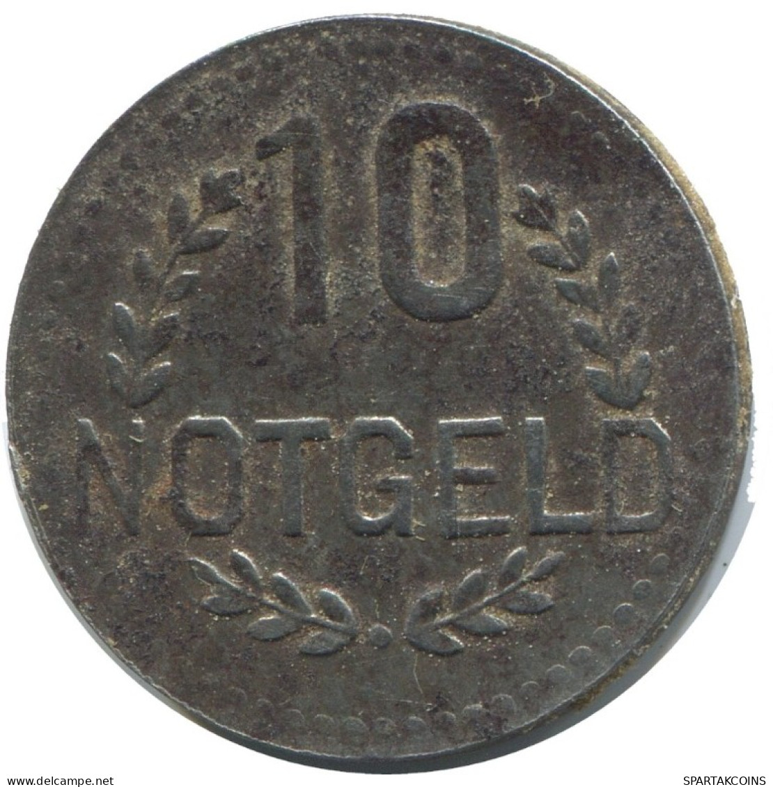 10 PFENNIG STADT WIESBADEN NOTGELD ALEMANIA Moneda GERMANY #AD591.7.E.A - 10 Renten- & 10 Reichspfennig