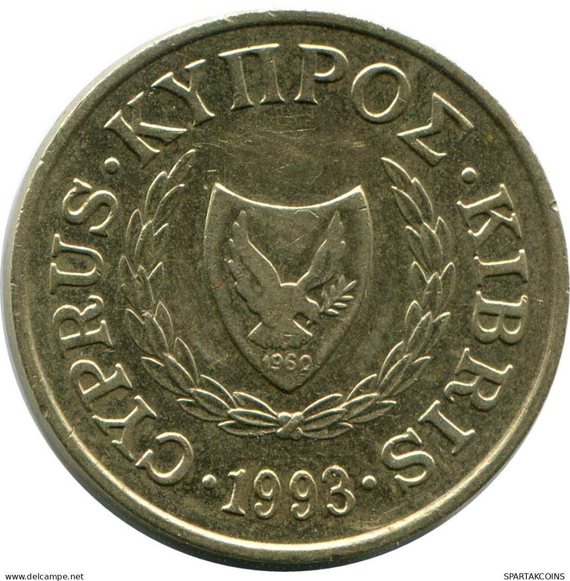 5 CENTS 1993 ZYPERN CYPRUS Münze #AP316.D.A - Chipre