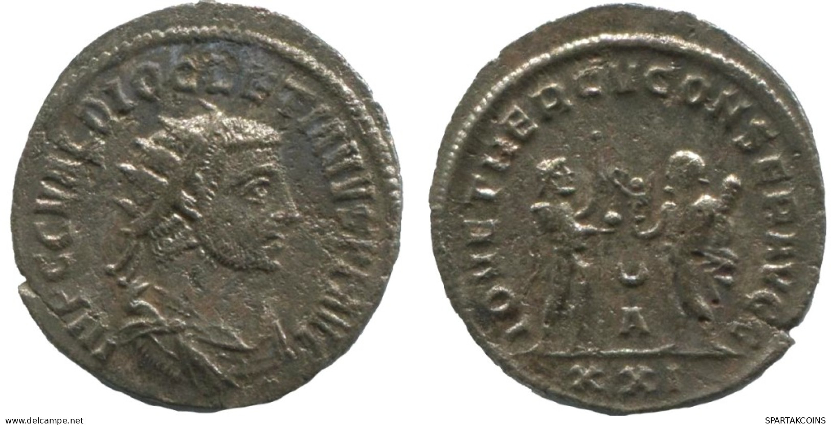 DIOCLETIAN ANTONINIANUS Antioch (? A/XXI) AD293 IOVETHERCVCONSER. #ANT1868.48.F.A - La Tetrarchia E Costantino I Il Grande (284 / 307)