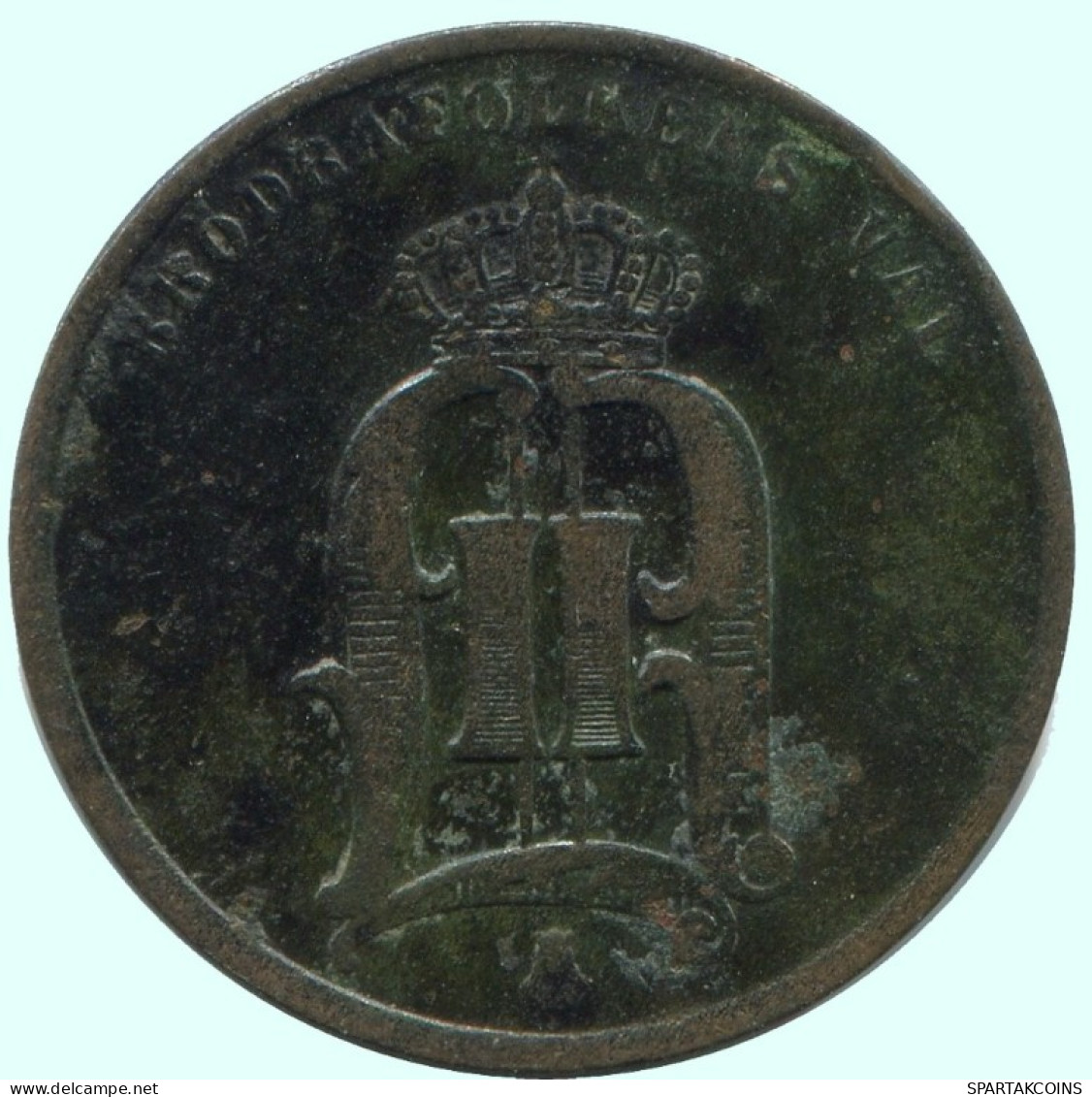 2 ORE 1875 SUECIA SWEDEN Moneda #AC871.2.E.A - Svezia
