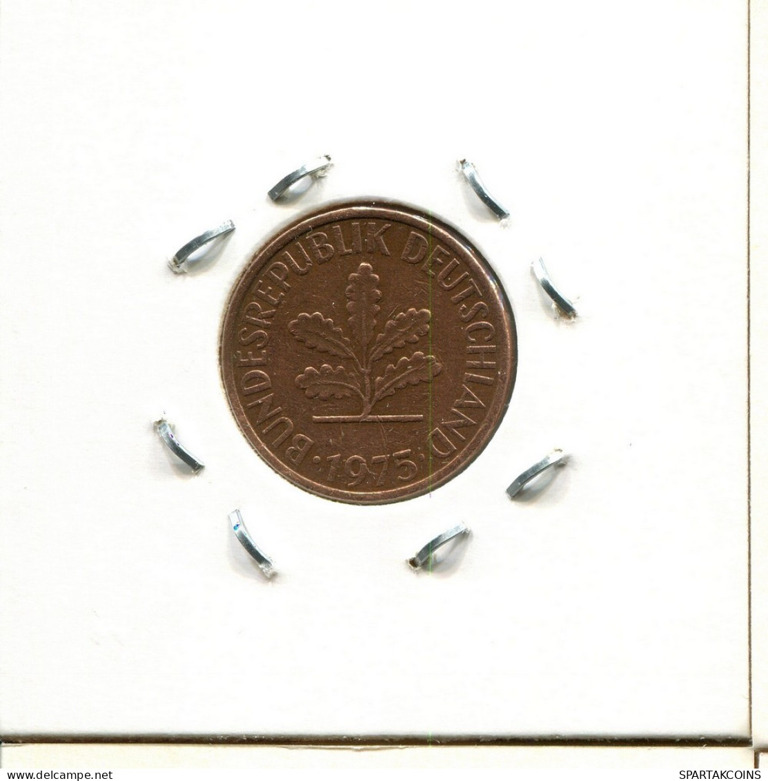 2 PFENNIG 1975 F BRD ALEMANIA Moneda GERMANY #DC235.E.A - 2 Pfennig