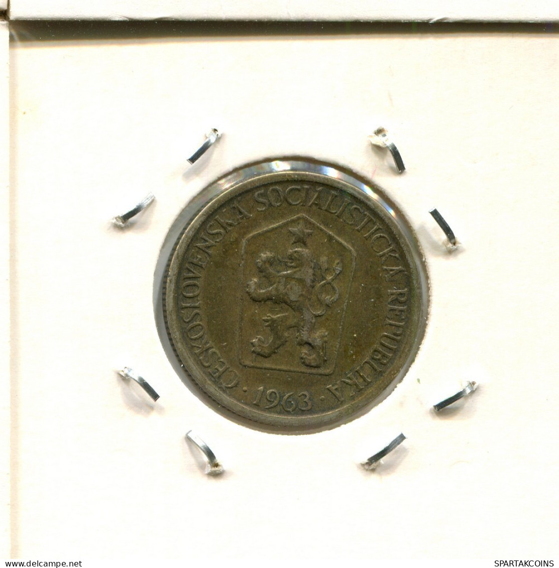 1 KORUNA 1963 TSCHECHOSLOWAKEI CZECHOSLOWAKEI SLOVAKIA Münze #AZ935.D.A - Checoslovaquia