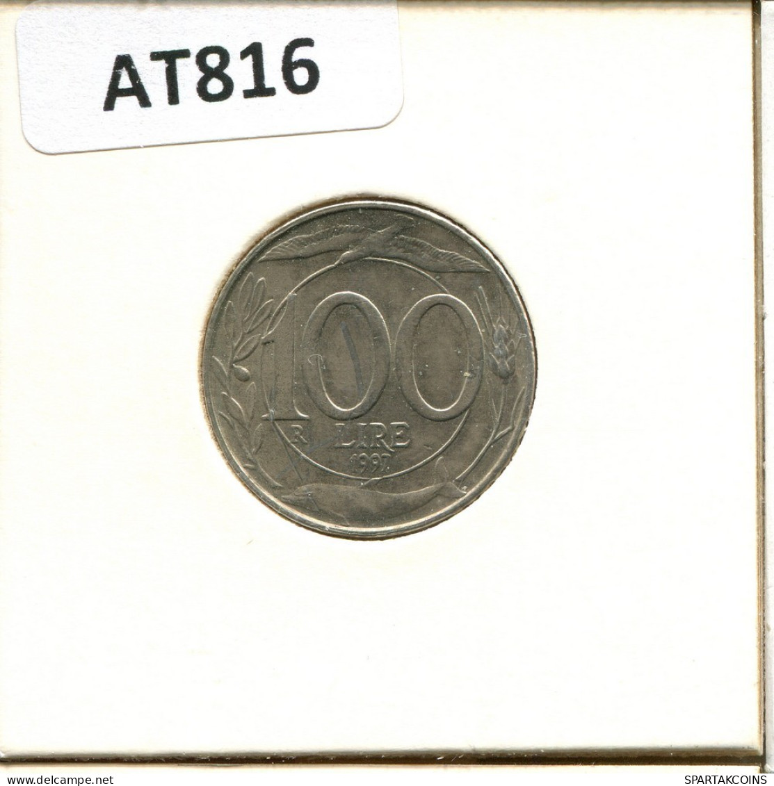100 LIRE 1997 ITALIA ITALY Moneda #AT816.E.A - 100 Liras