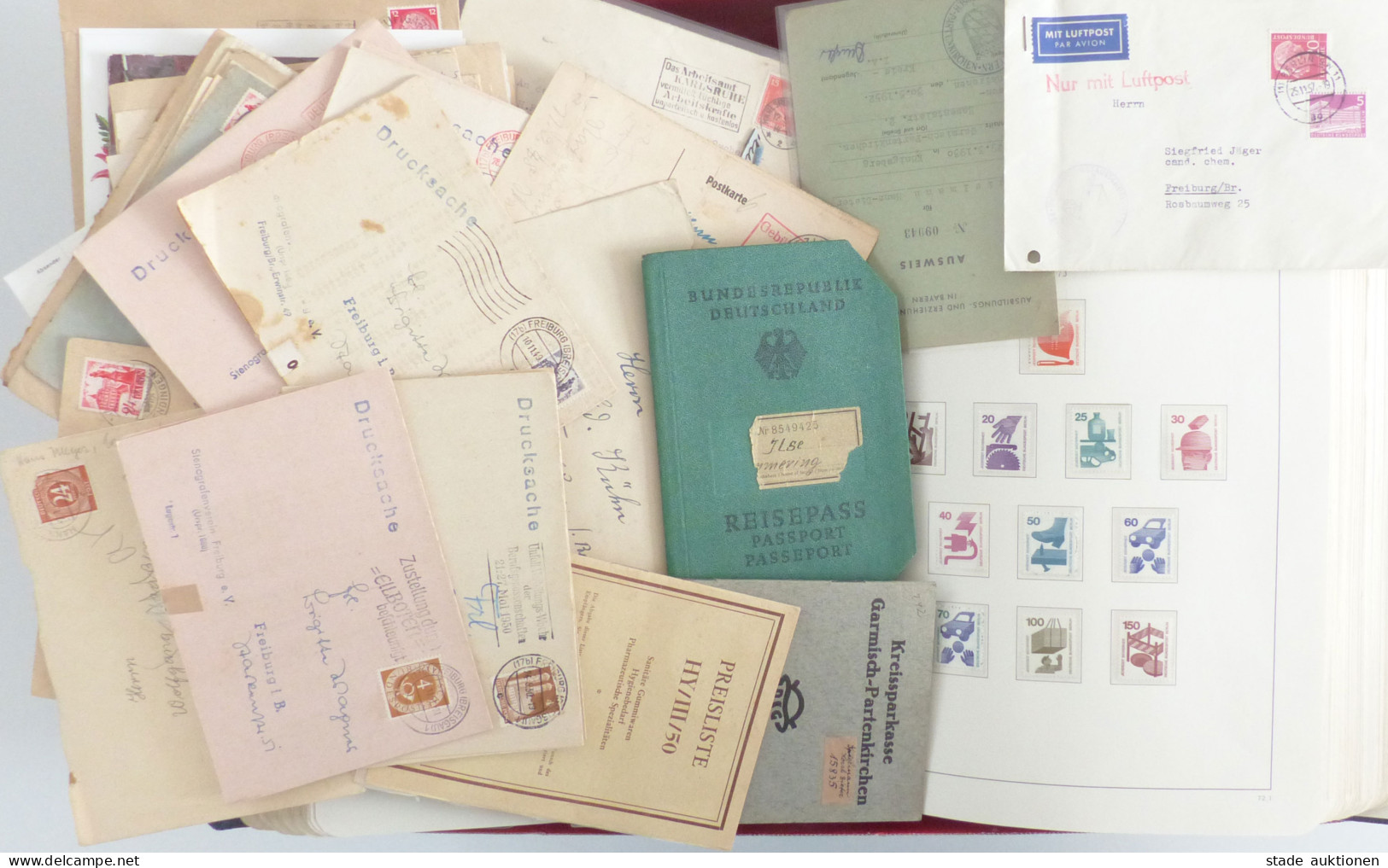 Wunderkiste Philatelie Mit BUND/Berlin Sammlung Auf Vordrucken (60iger Bis 80iger Jahre, Gut Gefüllt), Philatelistische  - 100 - 499 Postcards