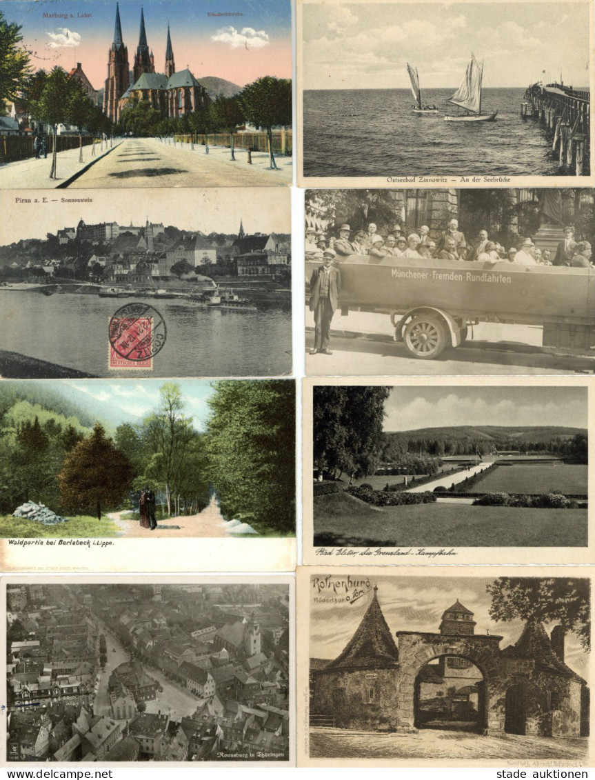 Deutschland Kiste Mit Ca. 900 Ansichtskarten Vor 1945 Einfache Ware I-II - Autres & Non Classés