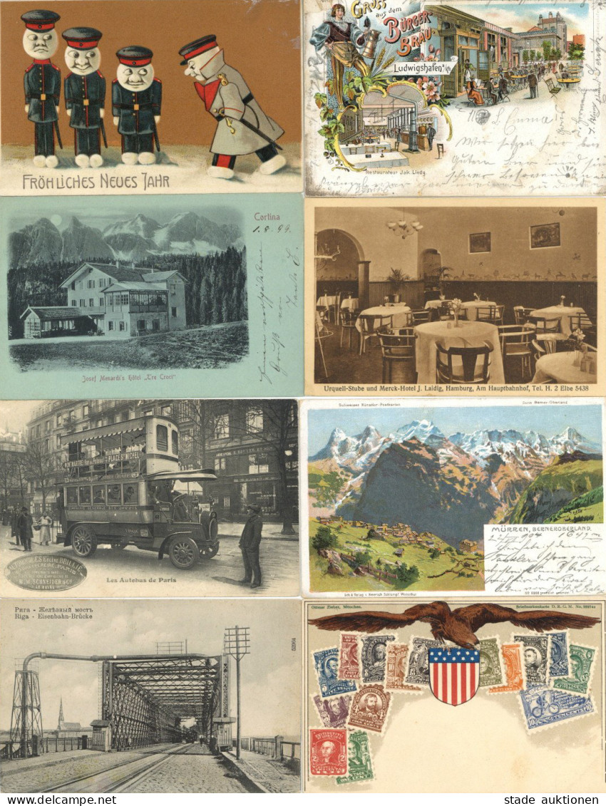 Deutschland, Ausland Und Motive Großer Bestand Mit Ca. 12.000 Ansichtskarten Vor 1945 Meist Einfache Ware Aber Auch Eini - Autres & Non Classés