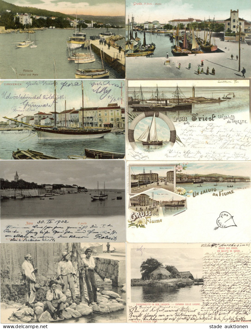 Adria Lot Mit 32 Ansichtskarten Vor 1945 Trieste, Pola, Abbazia Usw. I-II - Andere & Zonder Classificatie