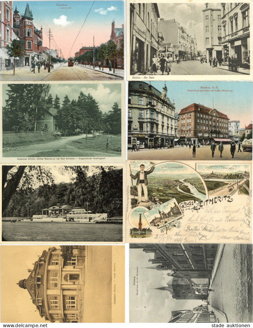 Ostgebiete Kiste Mit Ca. 340 Ansichtskarten Vor 1945 - Autres & Non Classés
