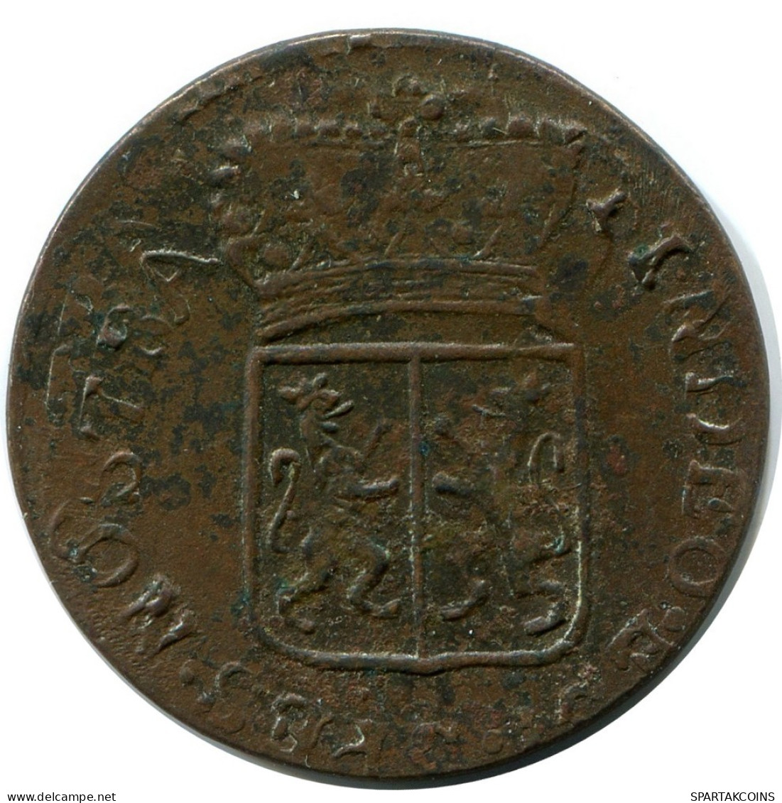 1791 GELDERLAND VOC DUIT NEERLANDÉS NETHERLANDS INDIES #VOC1508.11.E.A - Nederlands-Indië