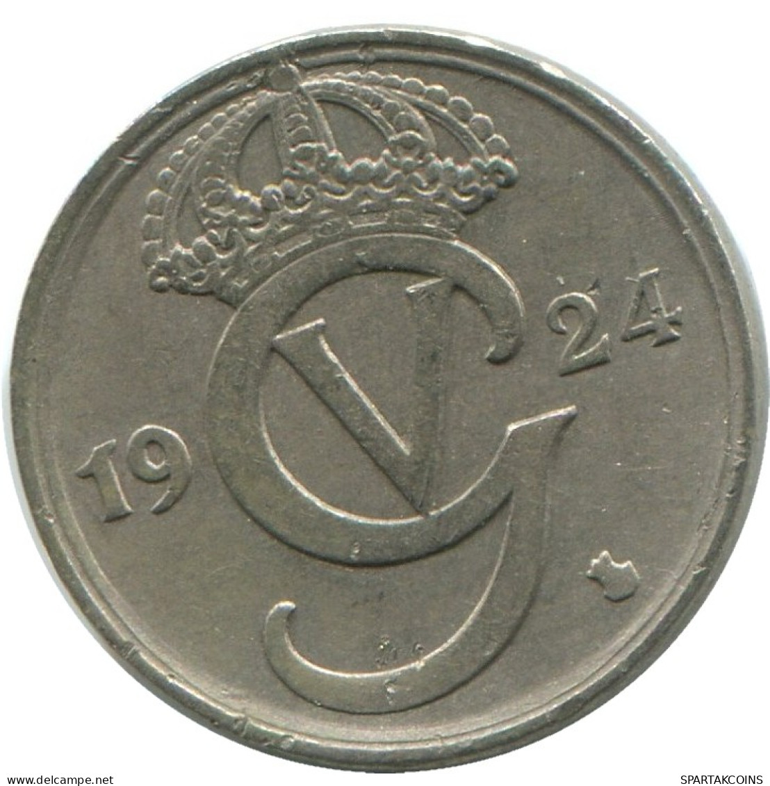 10 ORE 1924 SWEDEN Coin #AD133.2.U.A - Svezia