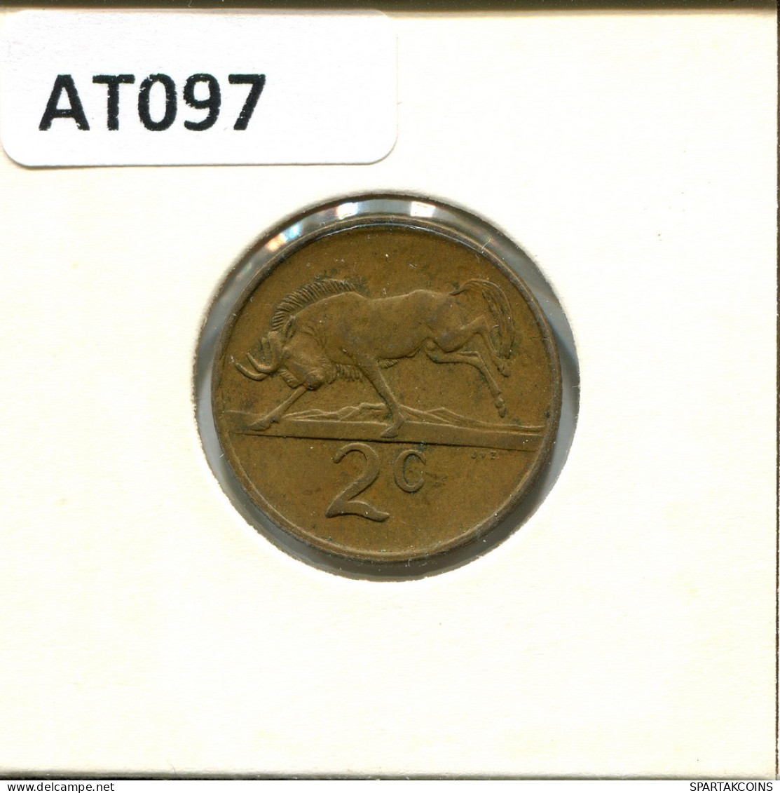 2 CENTS 1987 SUDAFRICA SOUTH AFRICA Moneda #AT097.E.A - Zuid-Afrika