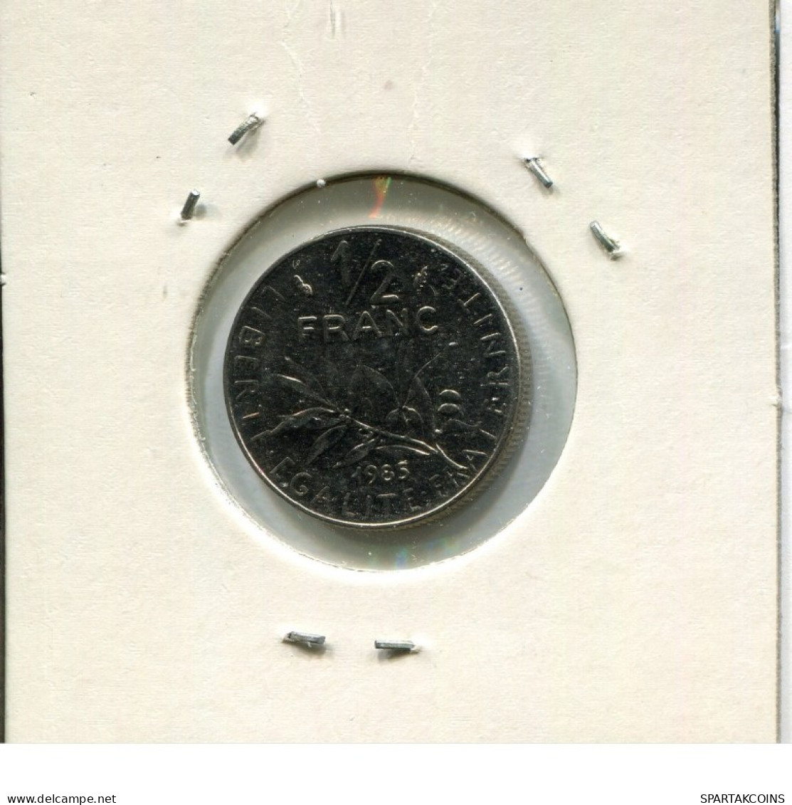1/2 FRANC 1985 FRANCIA FRANCE Moneda #AN923.E.A - 1/2 Franc