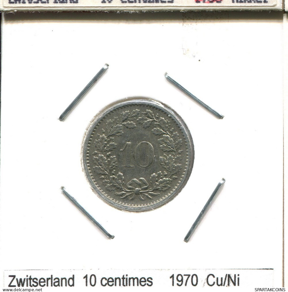 10 RAPPEN 1970 SWITZERLAND Coin #AS490.U.A - Altri & Non Classificati