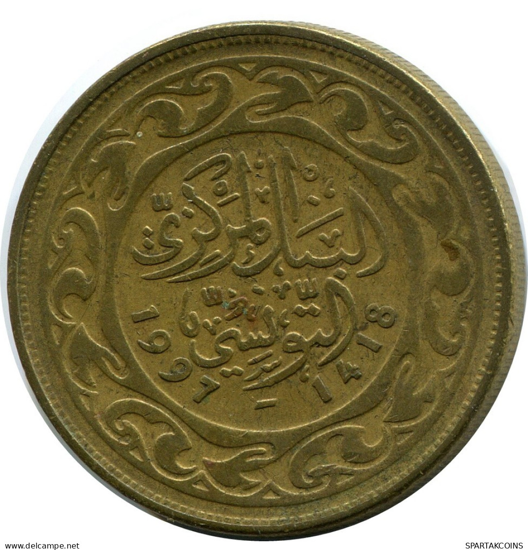 100 MILLIMES 1997 TUNESIEN TUNISIA Islamisch Münze #AP455.D.A - Tunesien
