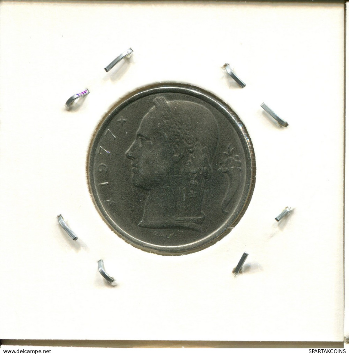 5 FRANCS 1976 DUTCH Text BELGIEN BELGIUM Münze #BA615.D.A - 5 Francs