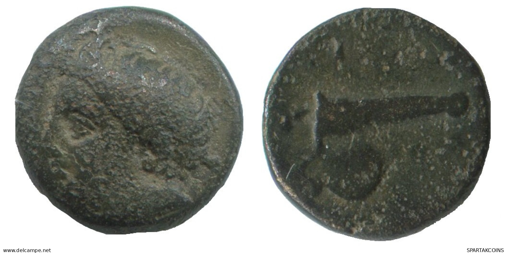 CLUB Antiguo GRIEGO ANTIGUO Moneda 1.3g/10mm #SAV1230.11.E.A - Griechische Münzen