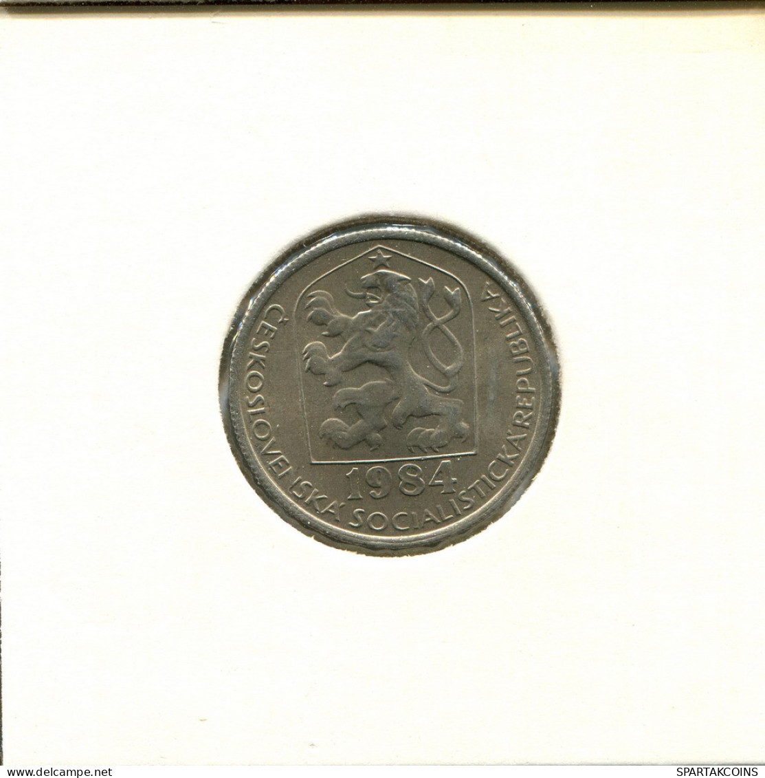 50 HALERU 1984 CHECOSLOVAQUIA CZECHOESLOVAQUIA SLOVAKIA Moneda #AS958.E.A - Tsjechoslowakije