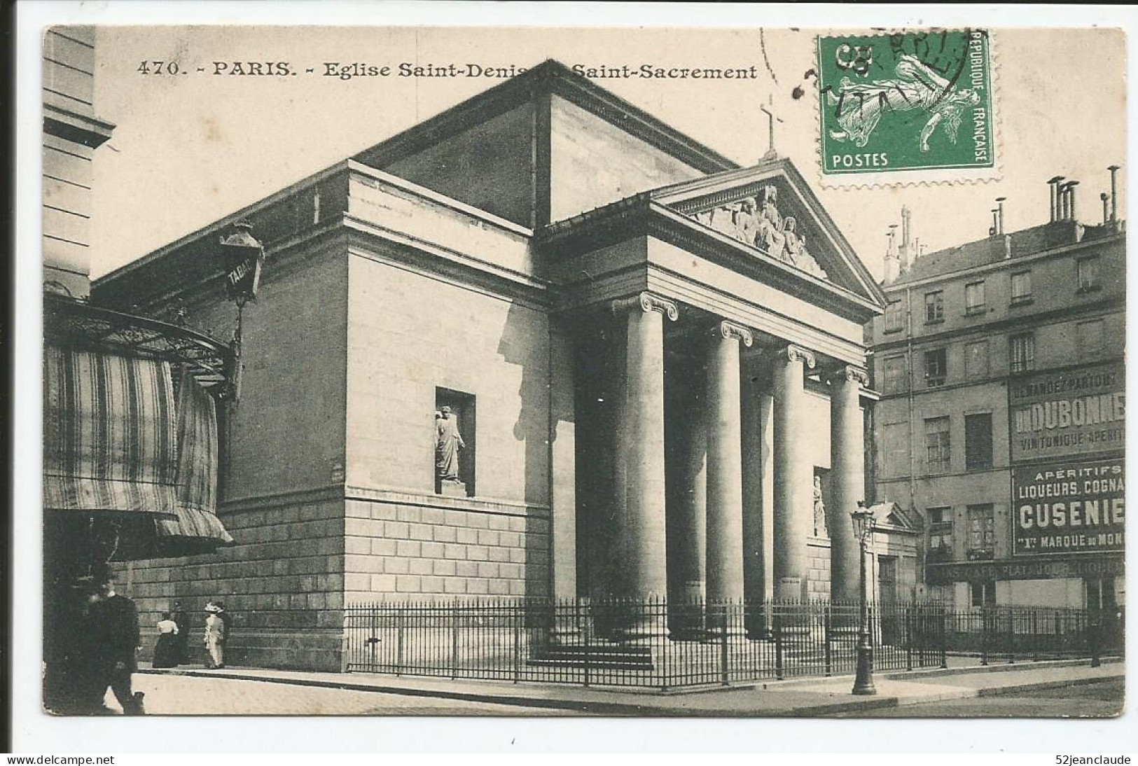 Paris Eglise Saint Denis Saint Sacrement   1905    N° 470 - Distretto: 03
