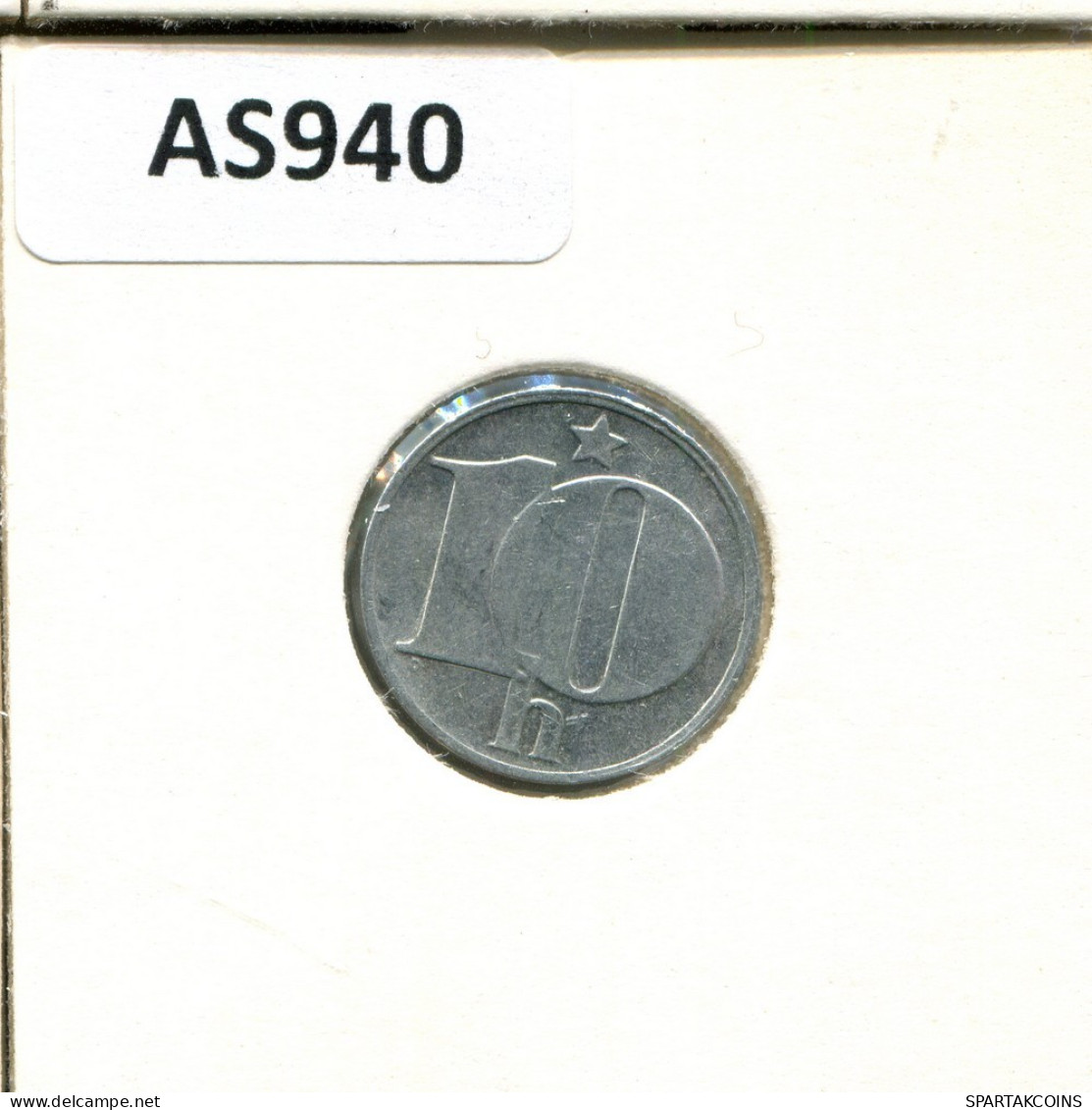 10 HALERU 1984 CZECHOSLOVAKIA Coin #AS940.U.A - Cecoslovacchia