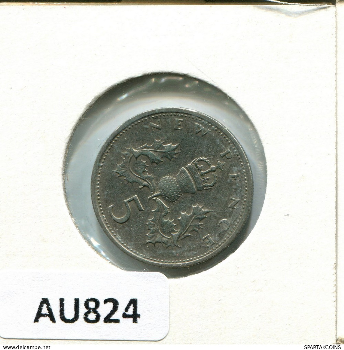 5 NEW PENCE 1969 UK GROßBRITANNIEN GREAT BRITAIN Münze #AU824.D.A - Altri & Non Classificati
