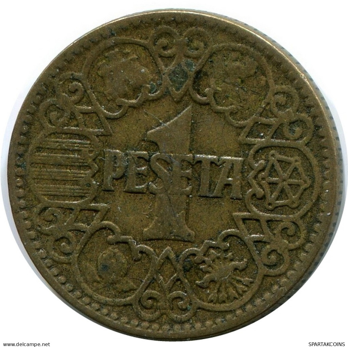 1 PESETA 1944 ESPAÑA Moneda SPAIN #AR163.E.A - 1 Peseta