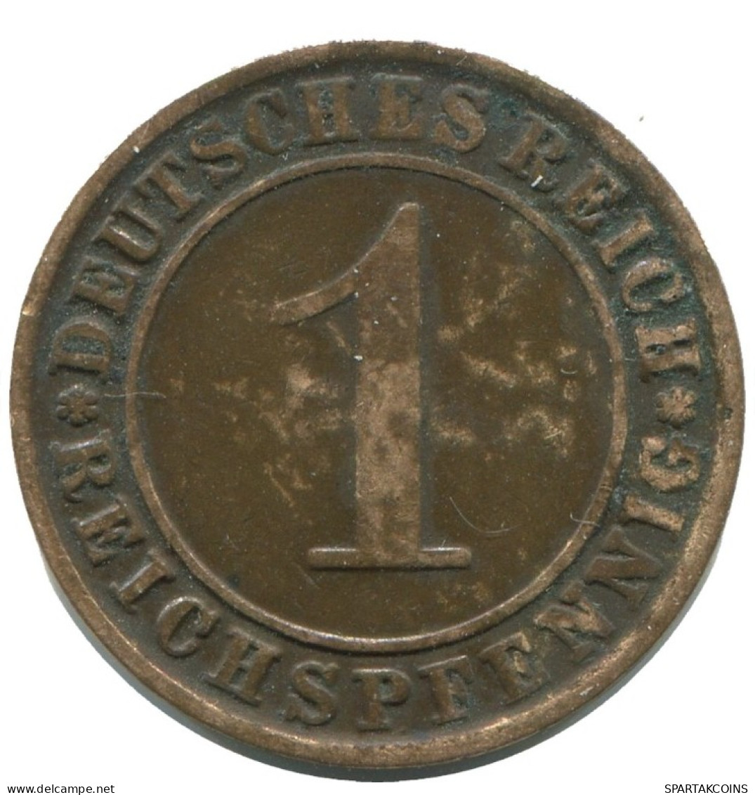 1 REICHSPFENNIG 1924 J ALEMANIA Moneda GERMANY #AD461.9.E.A - 1 Renten- & 1 Reichspfennig