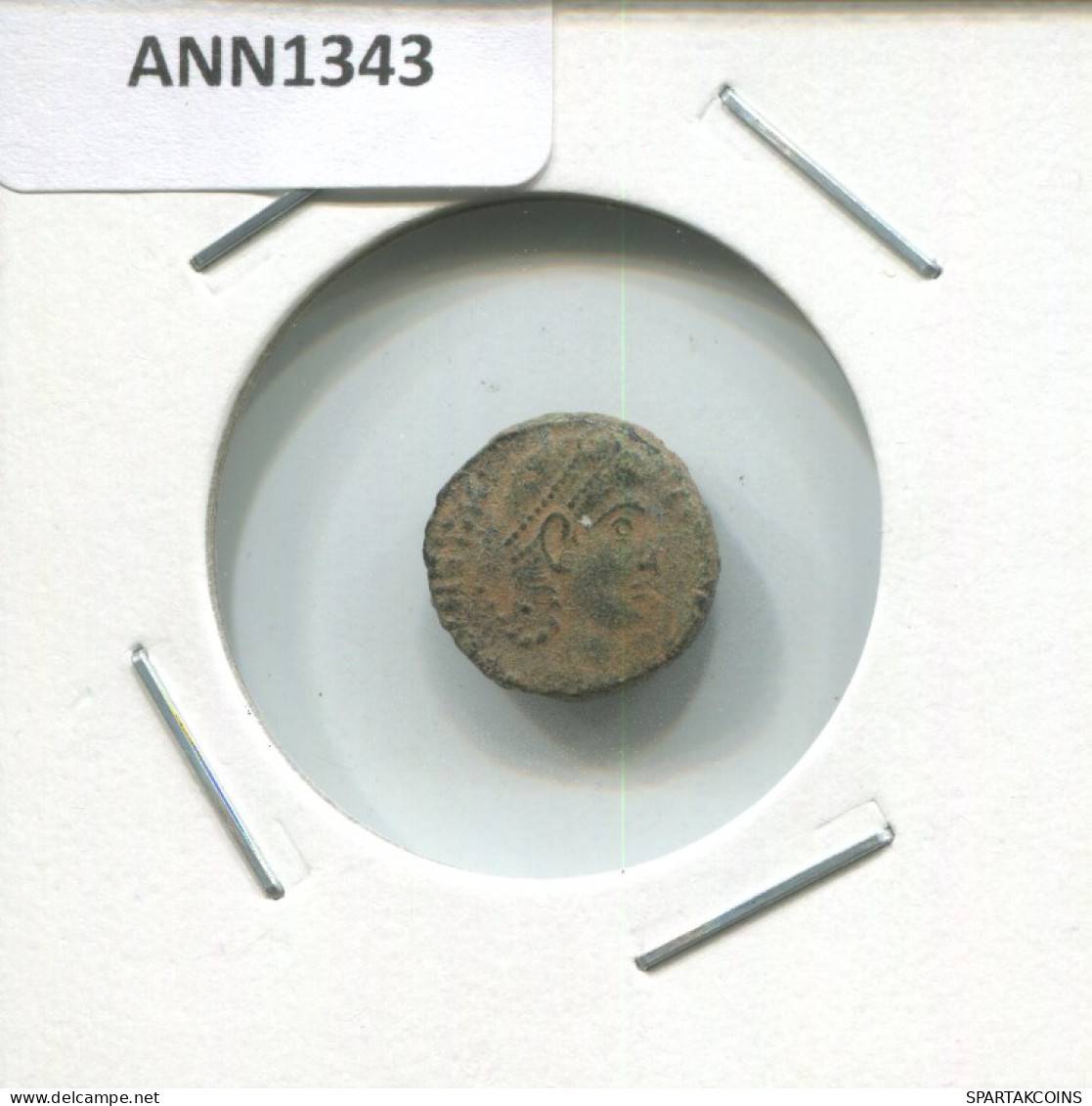 IMPEROR? SMANS VOT XX MVLTXXX 1.6g/13mm RÖMISCHEN KAISERZEIT Münze #ANN1343.9.D.A - Andere & Zonder Classificatie