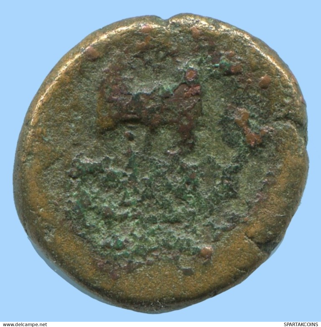AXE GENUINE ANTIKE GRIECHISCHE Münze 3.5g/15mm #AG029.12.D.A - Griechische Münzen