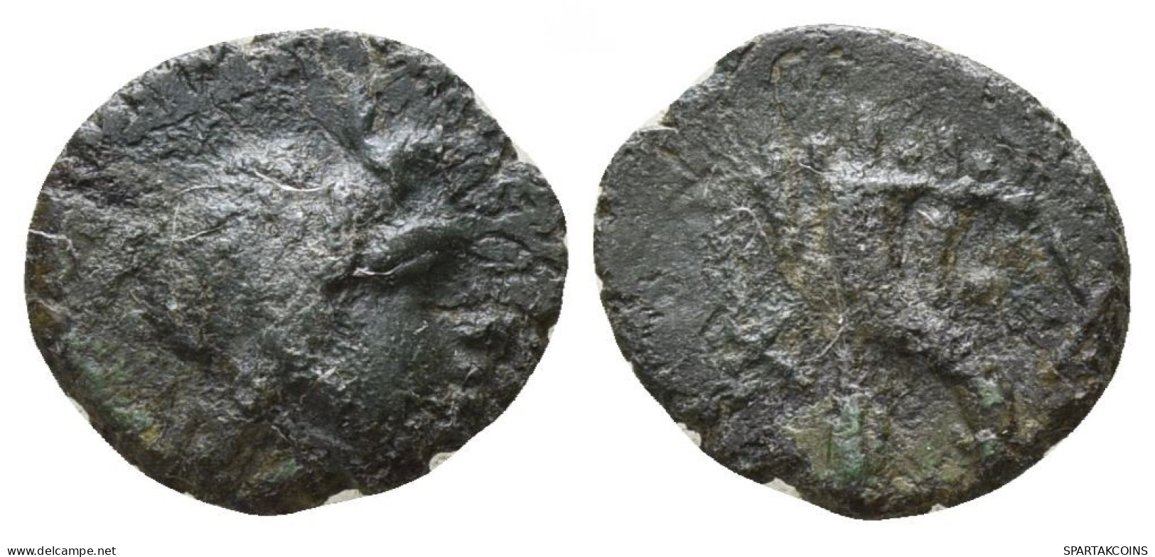 Caria Kaunos Alexander Portrait Cornucopia 0.72g/10mm GRIECHISCHE Münze #ANT1074.10.D.A - Griechische Münzen
