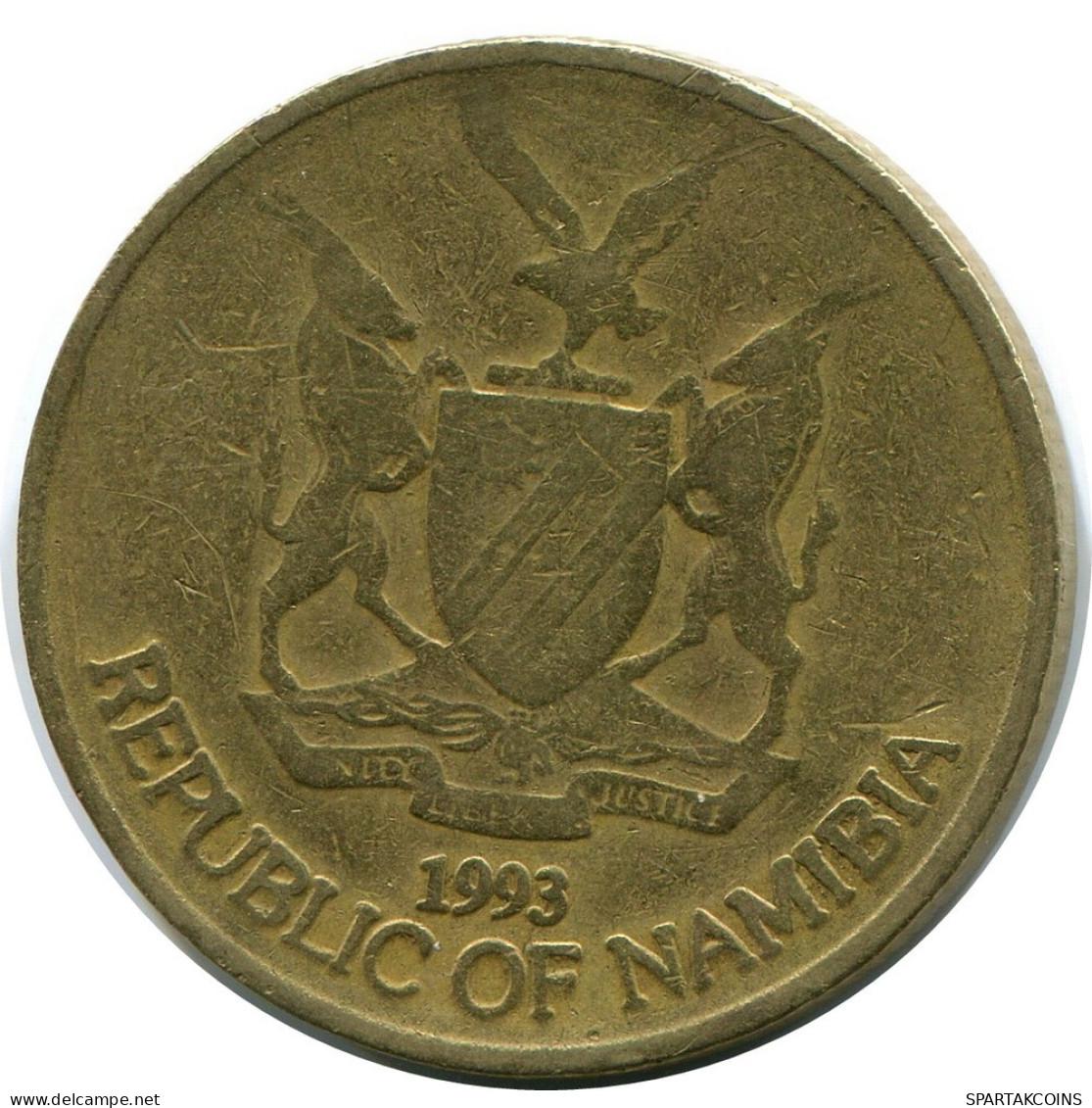 5 DOLLARS 1993 NAMIBIA Münze #AP911.D.A - Namibie