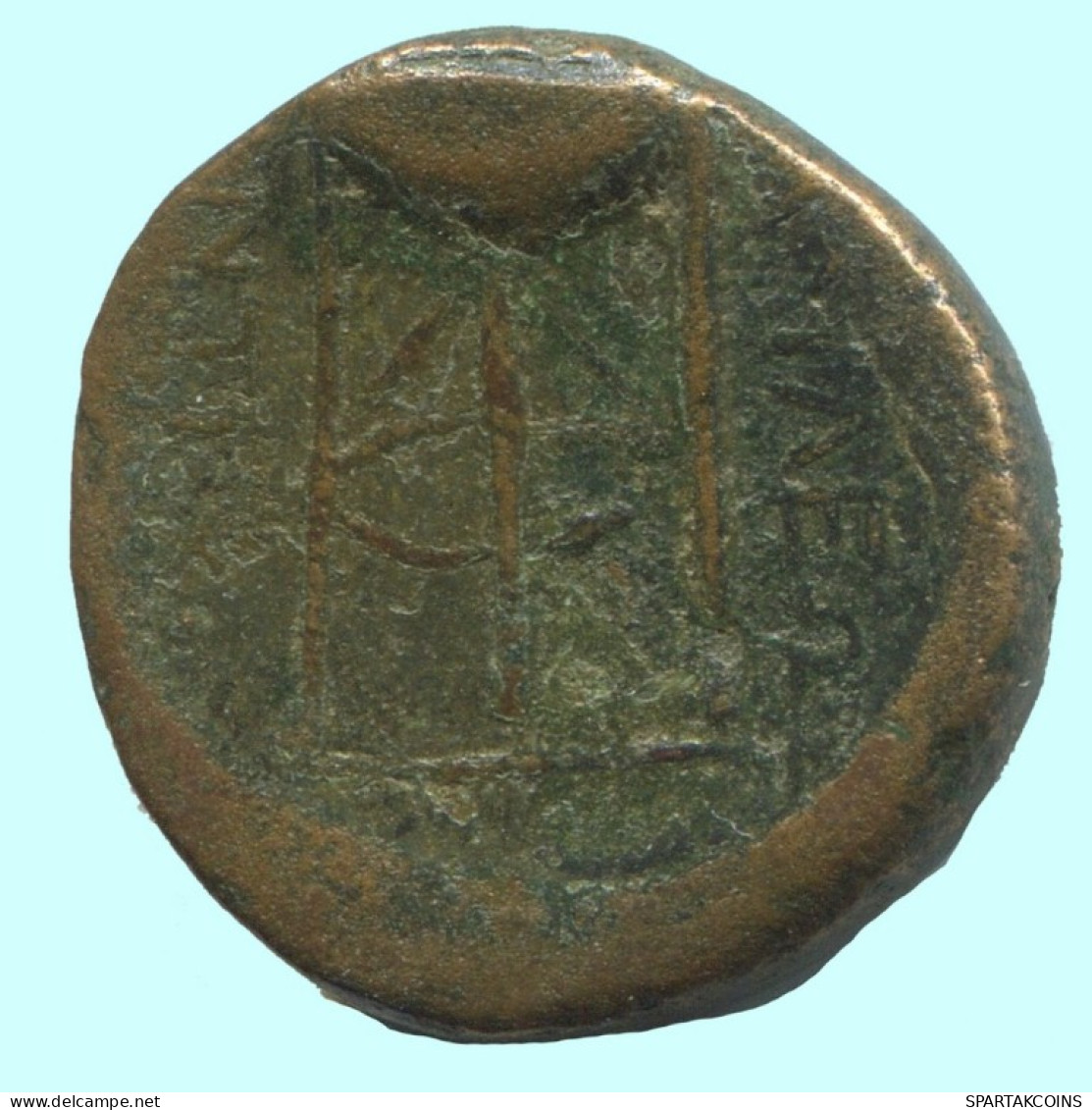 TRIPOD AUTHENTIC ORIGINAL ANCIENT GREEK Coin 6.4g/19mm #AF866.12.U.A - Greche