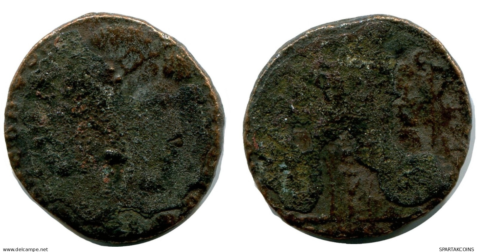 ROMAN Coin MINTED IN ALEKSANDRIA FROM THE ROYAL ONTARIO MUSEUM #ANC10165.14.D.A - The Christian Empire (307 AD Tot 363 AD)