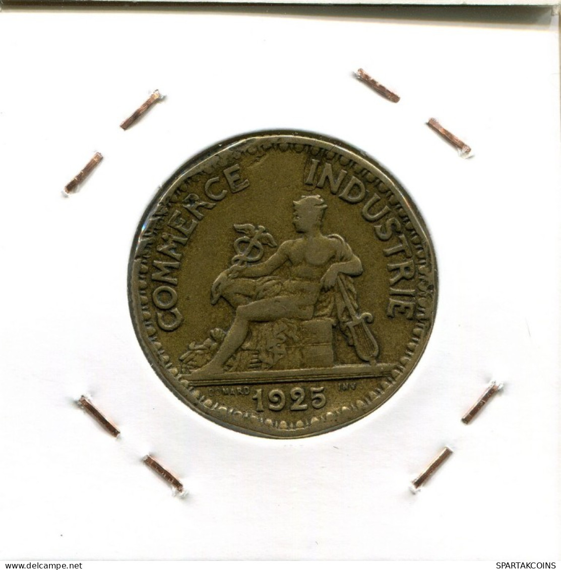 2 FRANCS 1925 FRANCIA FRANCE Moneda #AM588.E.A - 2 Francs