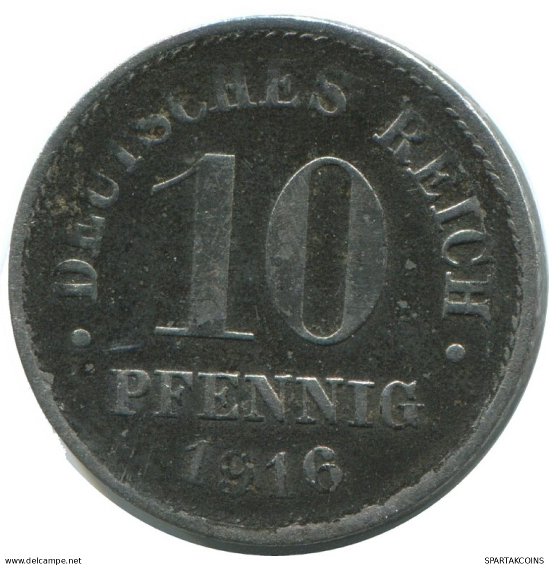 10 PFENNIG 1916 A ALLEMAGNE Pièce GERMANY #AD506.9.F.A - 10 Pfennig
