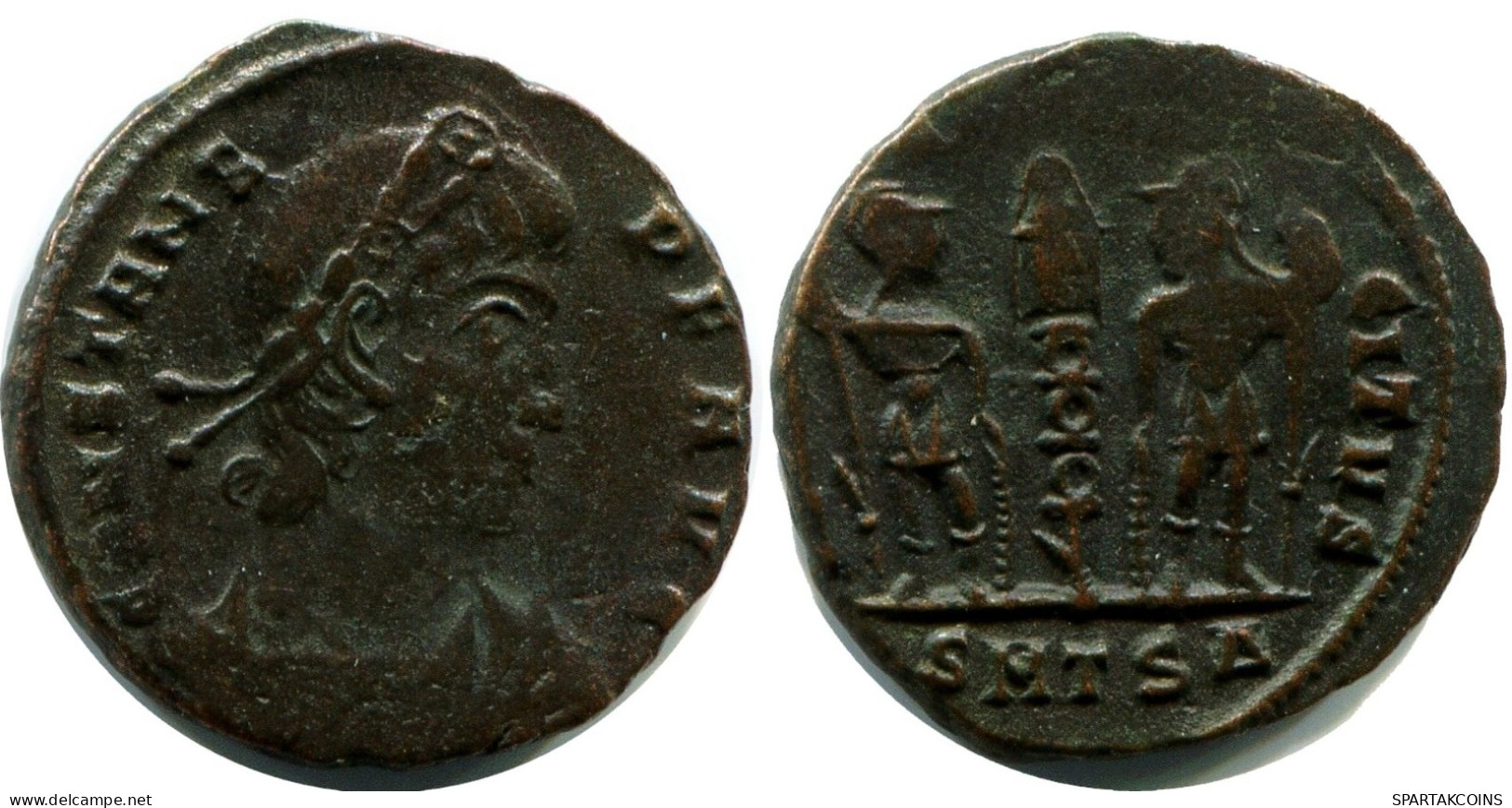 CONSTANS MINTED IN THESSALONICA FROM THE ROYAL ONTARIO MUSEUM #ANC11915.14.F.A - The Christian Empire (307 AD Tot 363 AD)