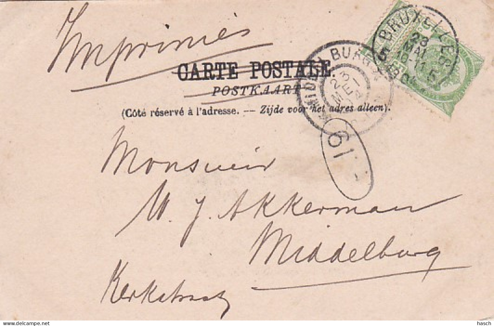 3726	54	Bruges, Dentellières Brugeoises (poststempel 1904) - Brugge