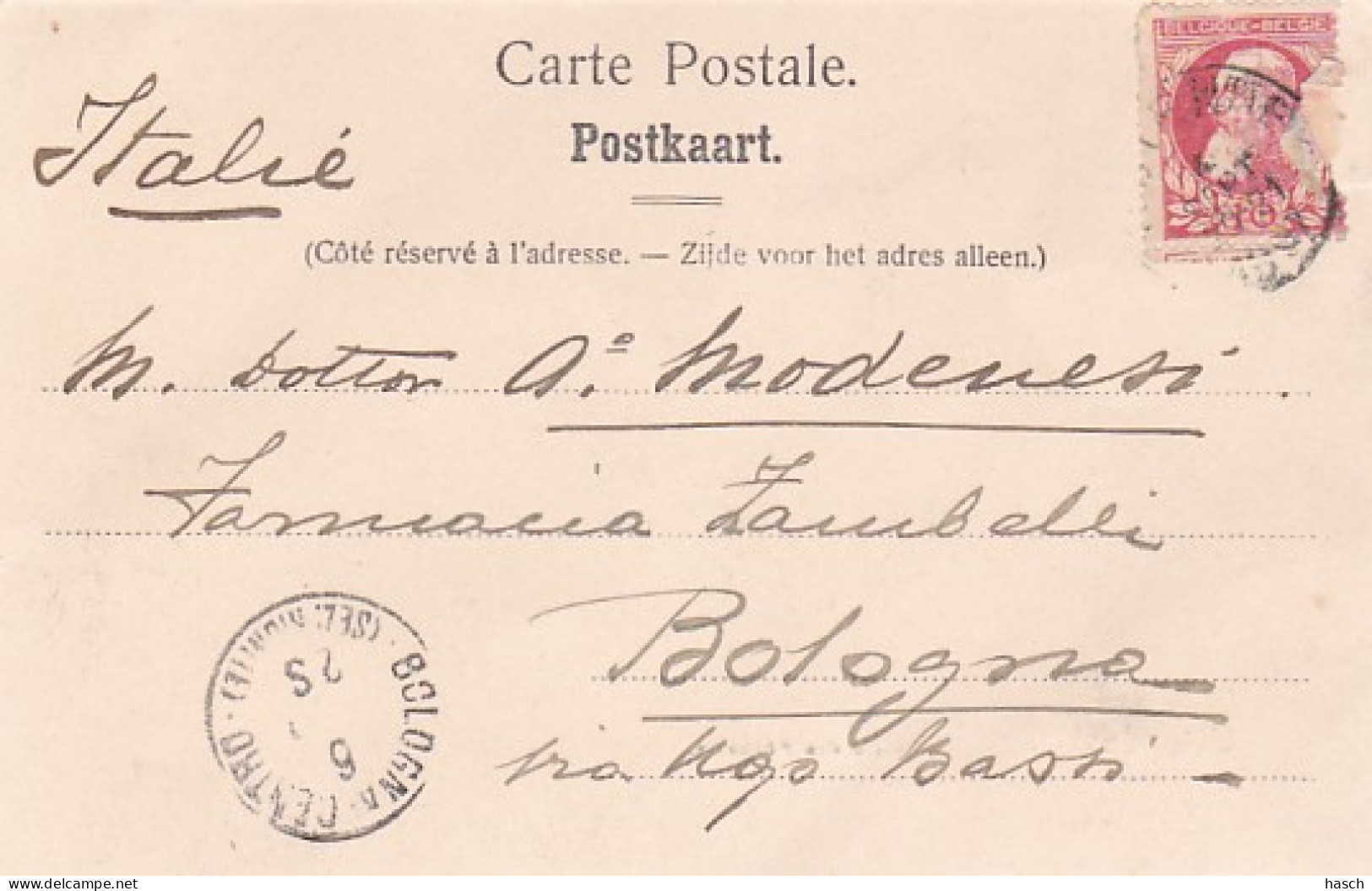 3726	131	Ostende, Bassin Des Pêcheurs (poststempel 1907) - Oostende