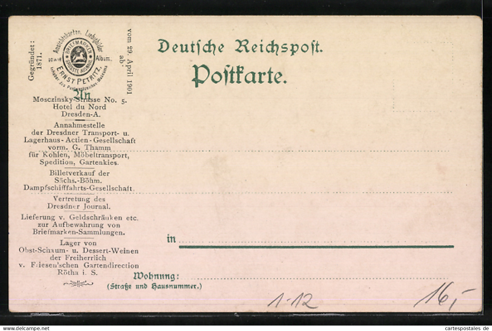 Lithographie Dresden, Prinz Albert Von Sachsen Und Prinzessin Carola Beim Einzug In Die Stadt 1853  - Familles Royales