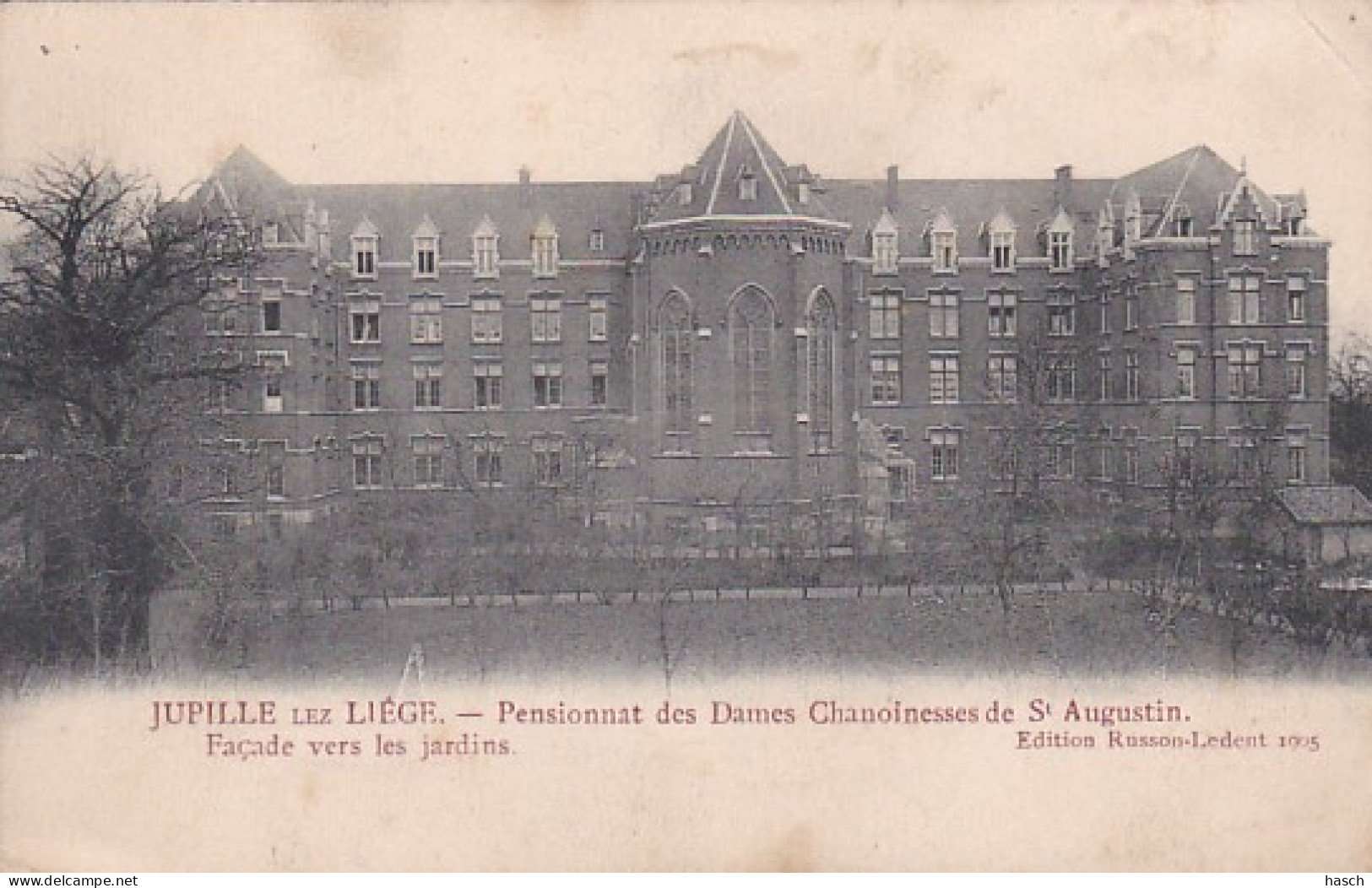 3726	187	Jupille Lez Liege, Pensionnat Des Dames Chanoinesses De St Augustin (rechtsboven  Een Vouwtje) - Juprelle