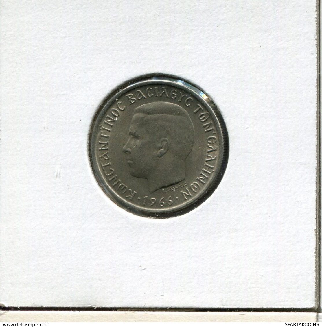1 DRACHMA 1966 GREECE Coin #AK353.U.A - Grèce