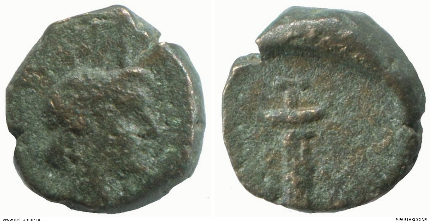 SWORD Antike Authentische Original GRIECHISCHE Münze 1.1g/10mm #NNN1294.9.D.A - Greek