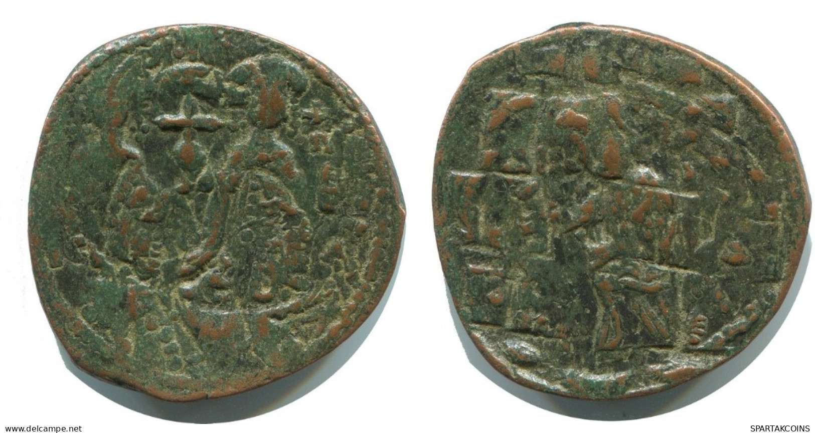 FLAVIUS JUSTINUS II FOLLIS Auténtico Antiguo BYZANTINE Moneda 5.8g/27m #AB291.9.E.A - Bizantine