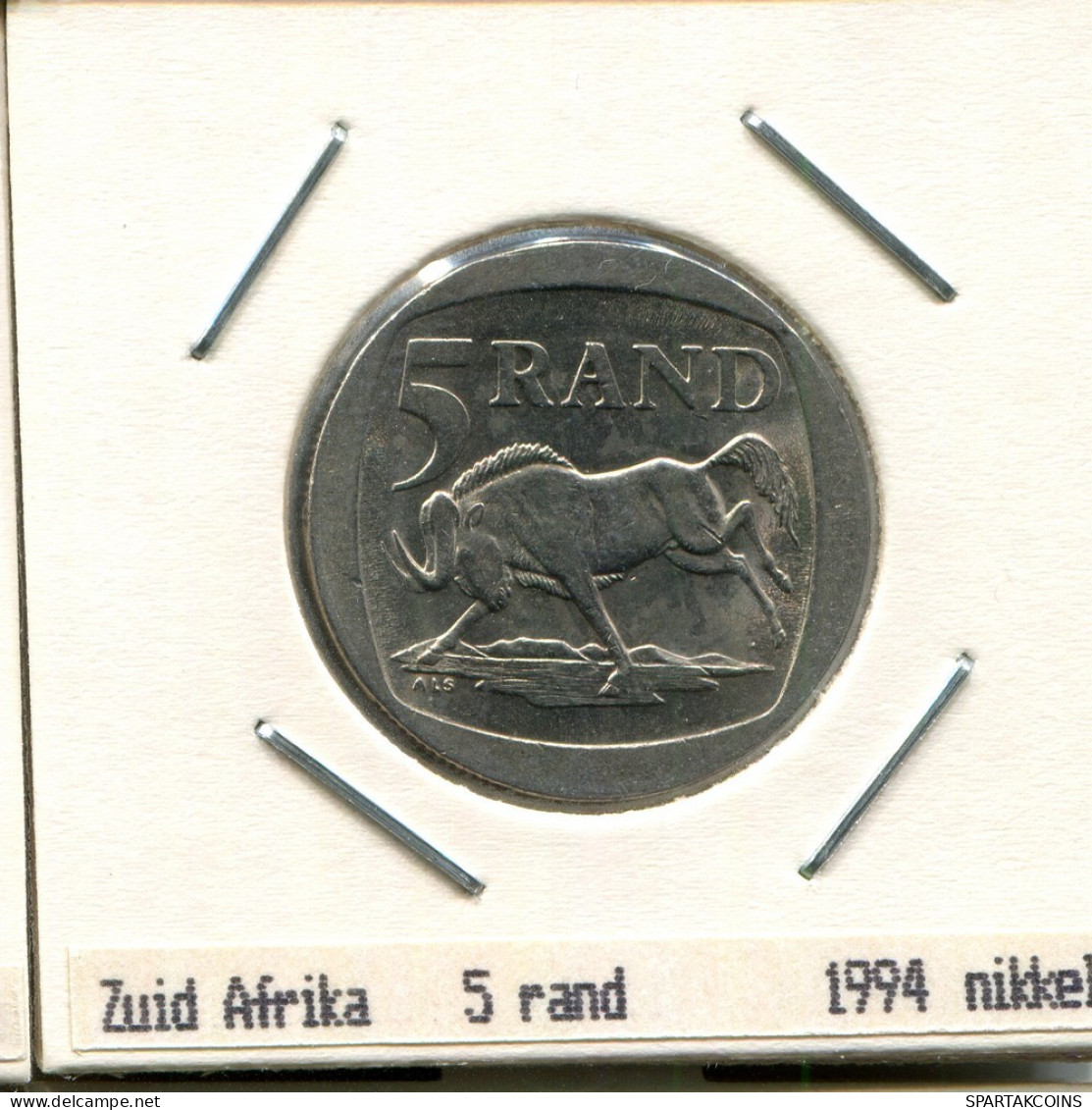 5 RAND 1994 SOUTH AFRICA Coin #AS288.U.A - Sudáfrica