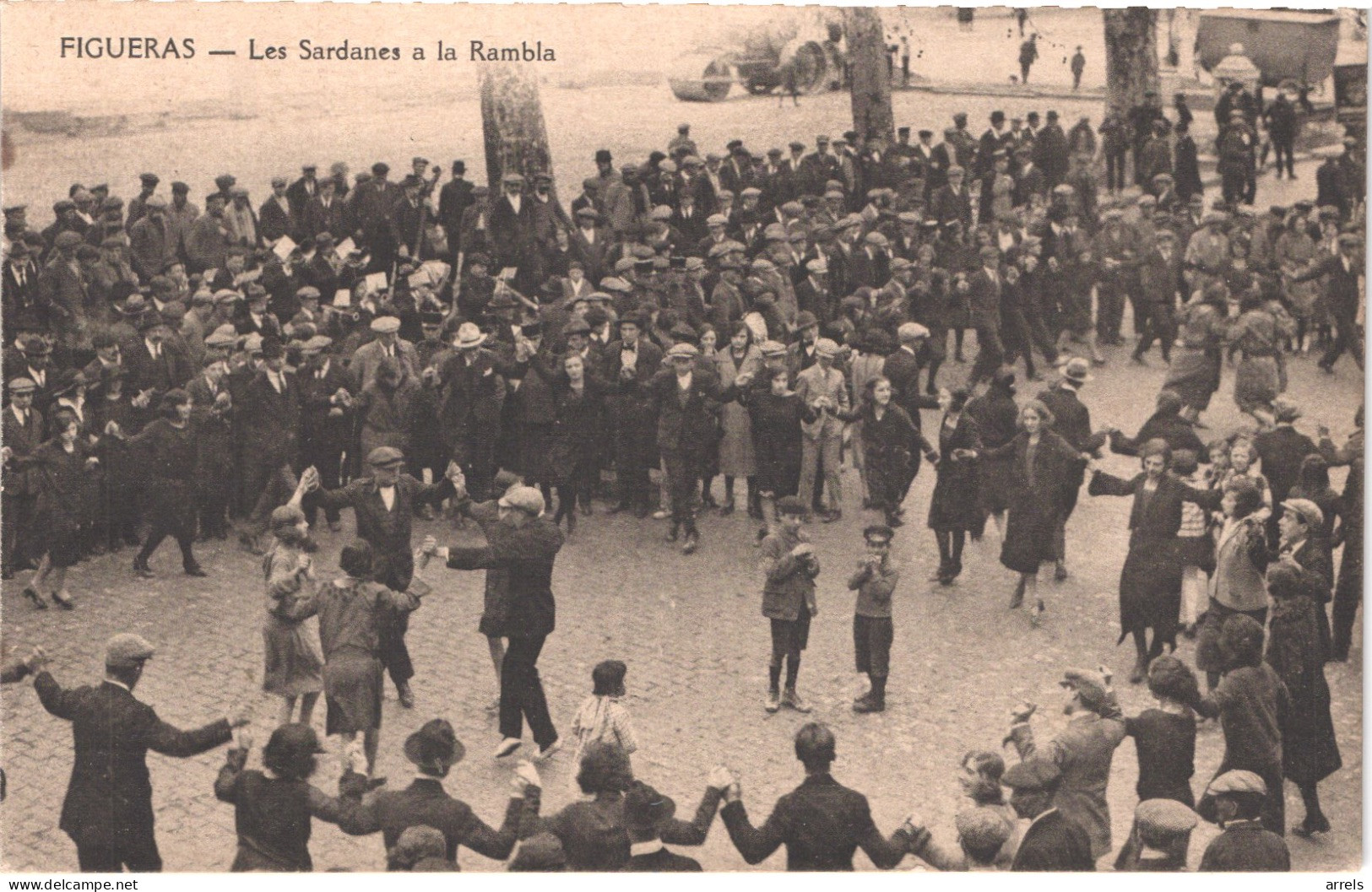 ES FIGUERAS - Las Sardanes à La Rambla - Sardane - Animée - Belle - Gerona